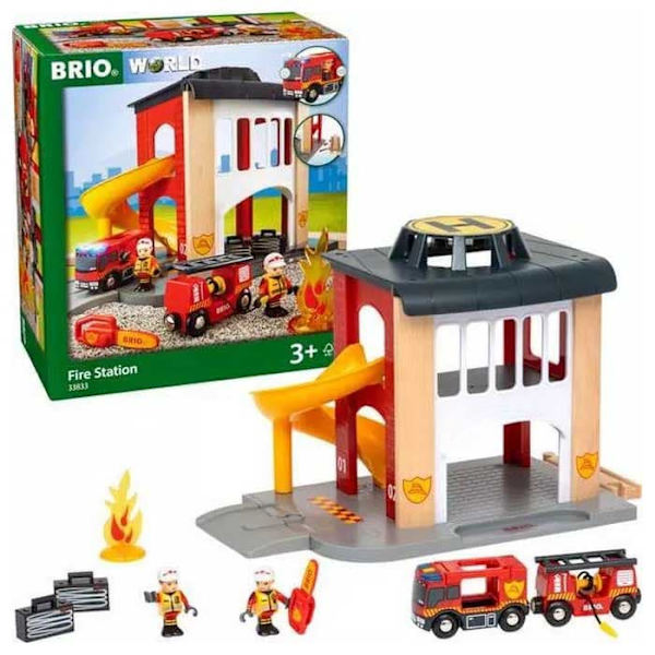 Brio Världsräddningsbrandstation (33833)