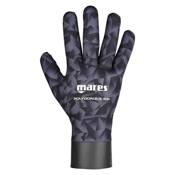 Mares Pure Passion Harjoitushanskat Polygon 2/3.5/5 Mm Musta XS-S