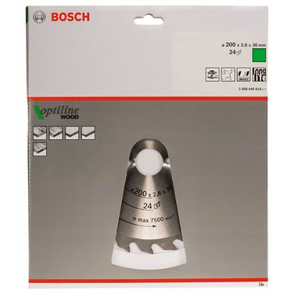 Bosch Professional Multimateriale Cirkulær Skive Op Wo H 200x30-24 Søvfarvet