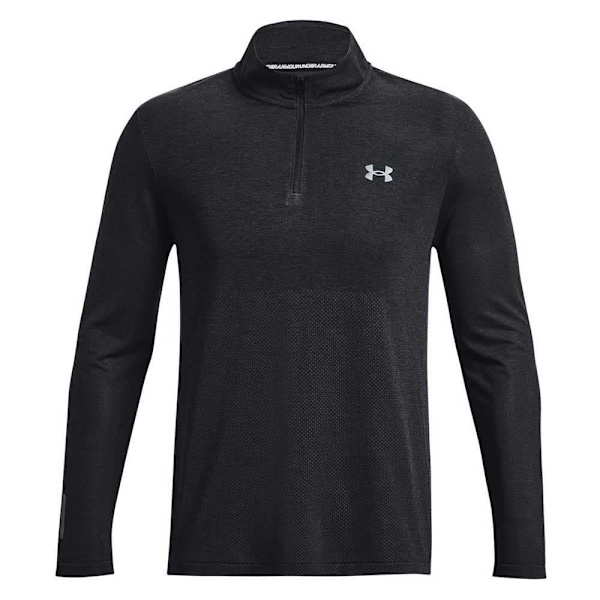 Under Armour Half Zip T-shirt Seamless Stride Svart XL Man