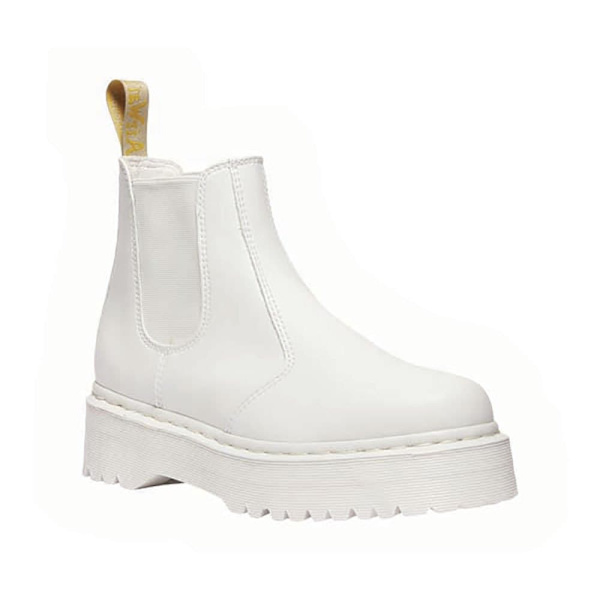 Dr Martens Quad Mono Chealsea Støvler Hvid EU 36 Mand