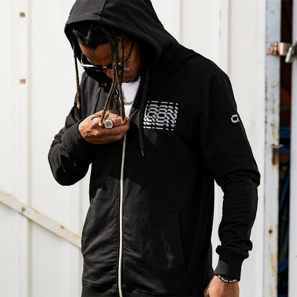 Iqon Sweatshirt Med Fuld Lynlås Explore Q Sort M Mand