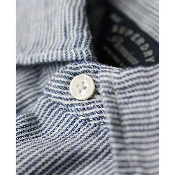 Superdry Studios Casual Linen T-shirt Med Korte ærmer Grå XL Mand