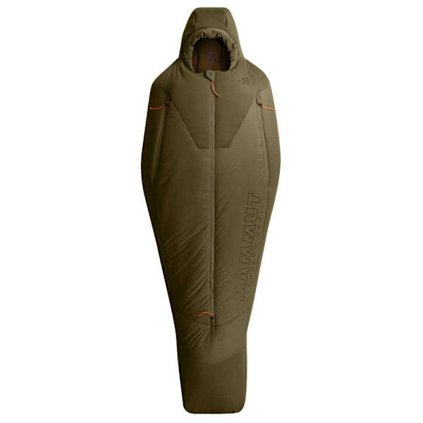 Mammut Sovepose Protect Fiber -18ºc Grøn Extra Long / Central Zipper