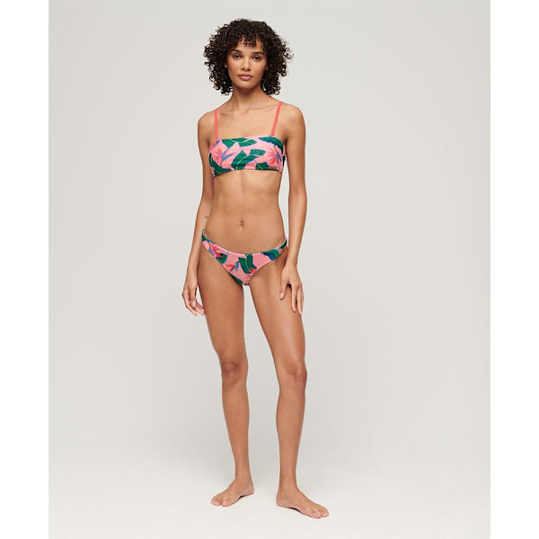Superdry Tropical Bandeau Bikinitopp Flerfärgad XL Kvinna
