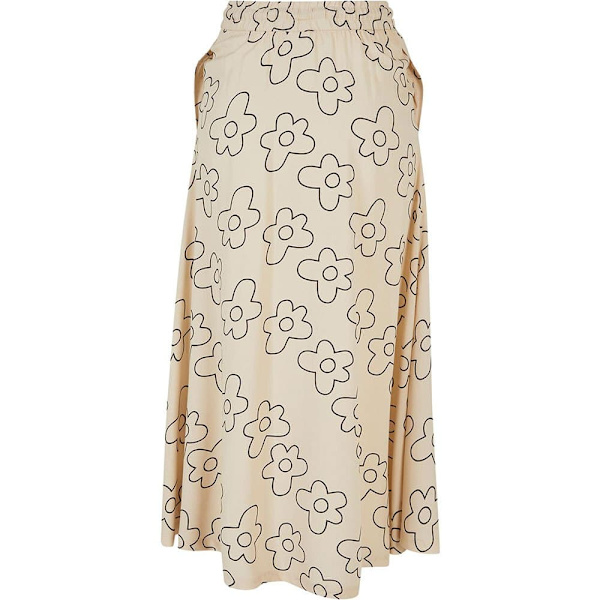 Urban Classics Midi Nederdel Viscose Beige M Kvinde