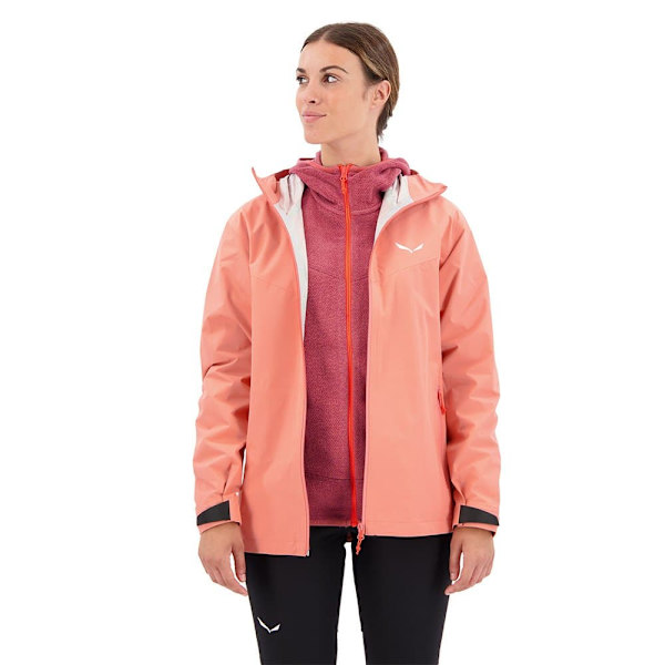 Salewa Jacka Puez Aqua 4 Powertex 2.5l Rosa L Kvinna