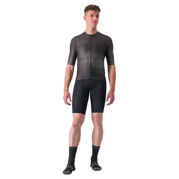 Castelli Lyhythihainen Jersey Aero Race 6.0 Harmaa L Mies
