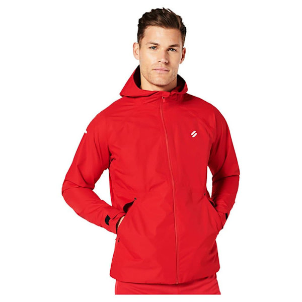 Superdry Jakke Waterproof Rød S Mand