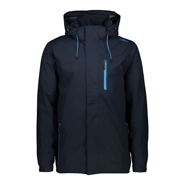 Cmp 30x9727 Rain Zip Hood With Ventilation Rain Zip Hood With Ventilation Jakke Blå 4XL Mand