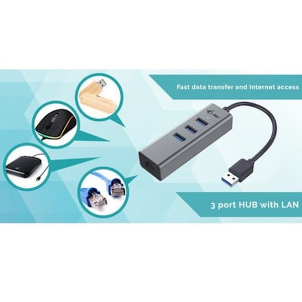 I-tec U3metalg3hub Sort