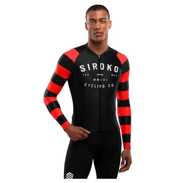 Siroko Langærmet Trøje M2 Rider Sort S Mand