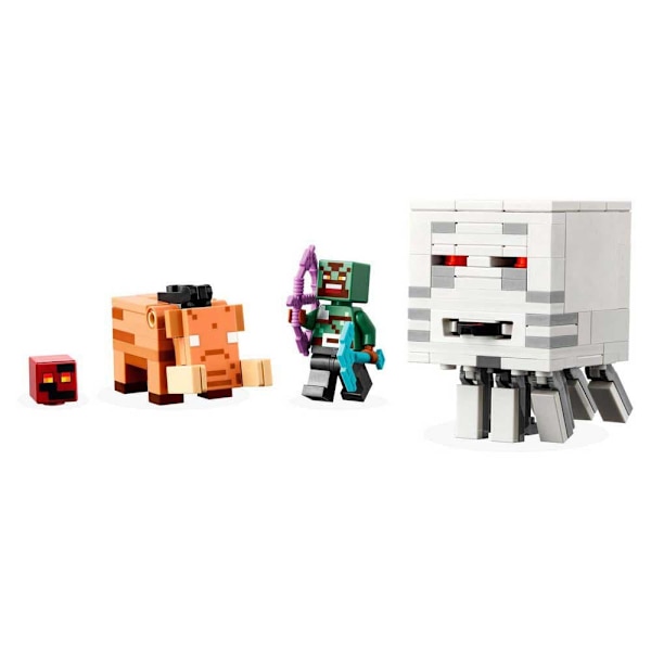 Lego Bagholdet På Portal Konstruktion Spil Nether