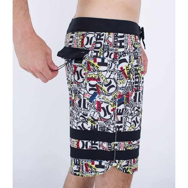 Hurley Badbyxor Phantom Eco 25th S1 Block Party 18´´ Flerfärgad 28 Man