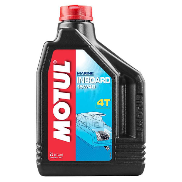 Motul Indenbords Motorolie 4t 15w40 5l Sort