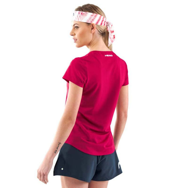 Head Racket Kortærmet T-shirt Tie-break Rosa XS Kvinde