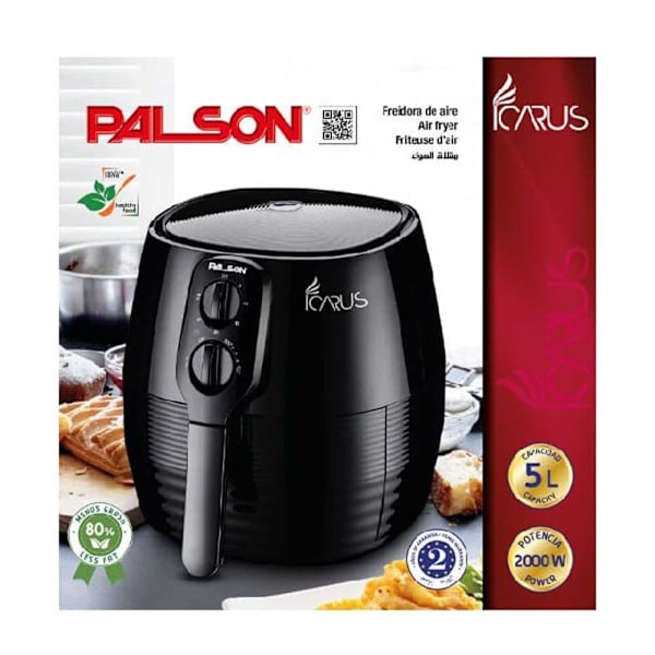 Palson Air Fryer Icarus 30644 1400w 5l Sort 5 Liters / EU Plug