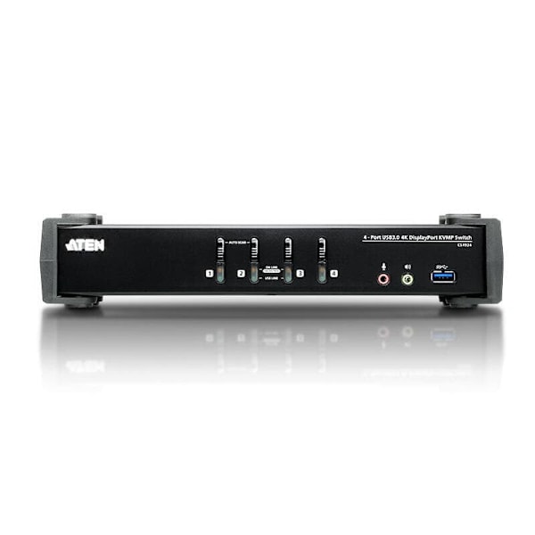 ATEN Umschalter KVM-switchar Svart