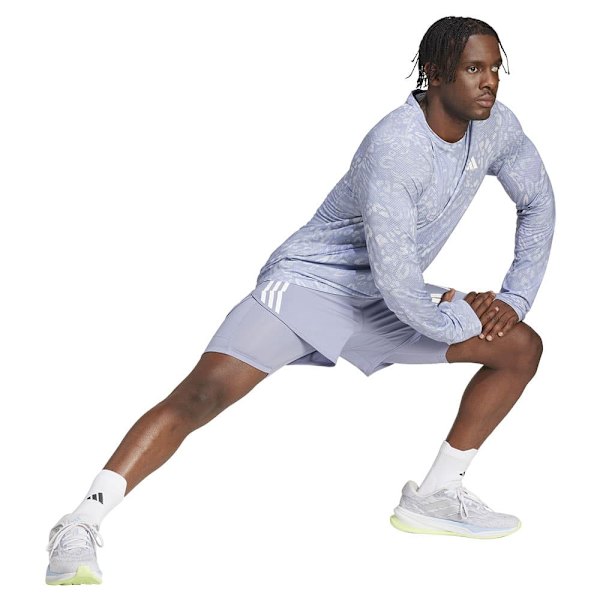 Adidas Own The Run Climacool 3 Stripes Pitkähihainen T-paita  M Mies
