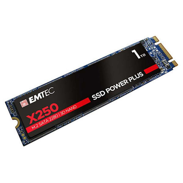 Emtec Hårddisk Ssd Ecssd1tx250 1tb M.2 Sata Svart