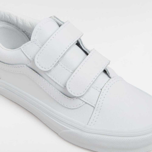 Vans Old Skool V Barnskor Vit EU 32 1/2 Pojke
