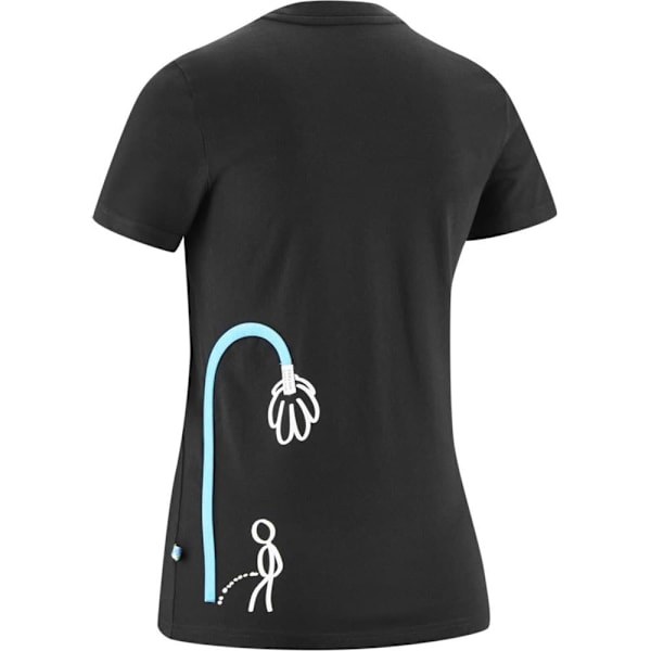 Edelrid Rope Ii T-shirt Med Korte ærmer Sort L Kvinde