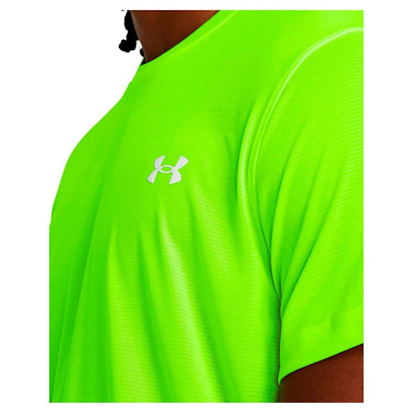 Under Armour Kortärmad T-shirt Launch Grönt L / Regular Man
