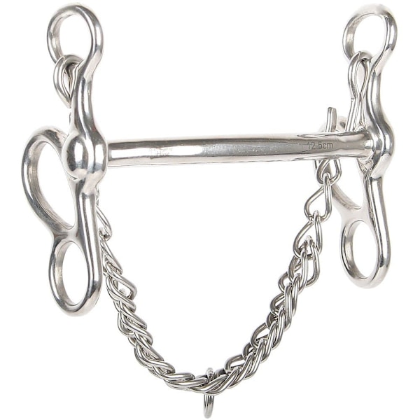Harry´s Horse Leverbit Med 2 Fjärilsringar 12 Mm Silver 11.5 cm