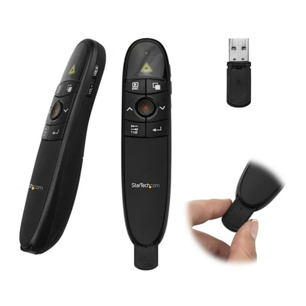 Startech Esitys Remote Red Laser 90´ Musta