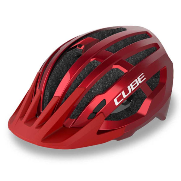 Cube Mtb Hjelm Offpath Rød L