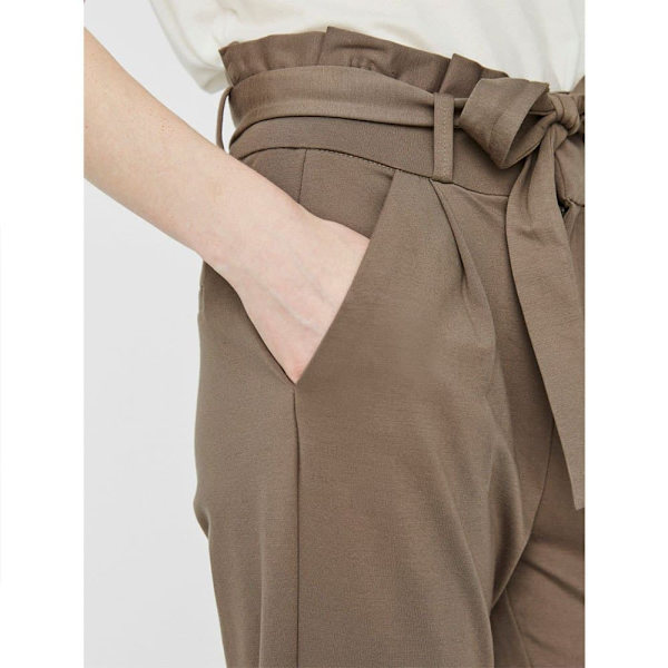 Vero Moda Byxor Loose Paperbag Brun M / 32 Kvinna