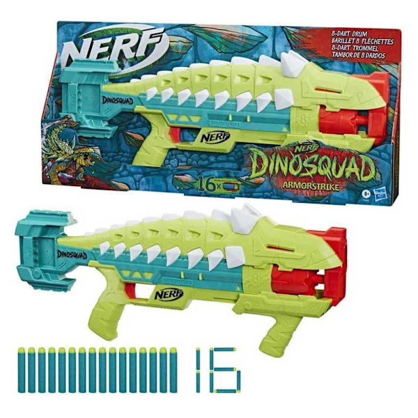 Nerf Dinosquad Armorstrike Flerfärgad