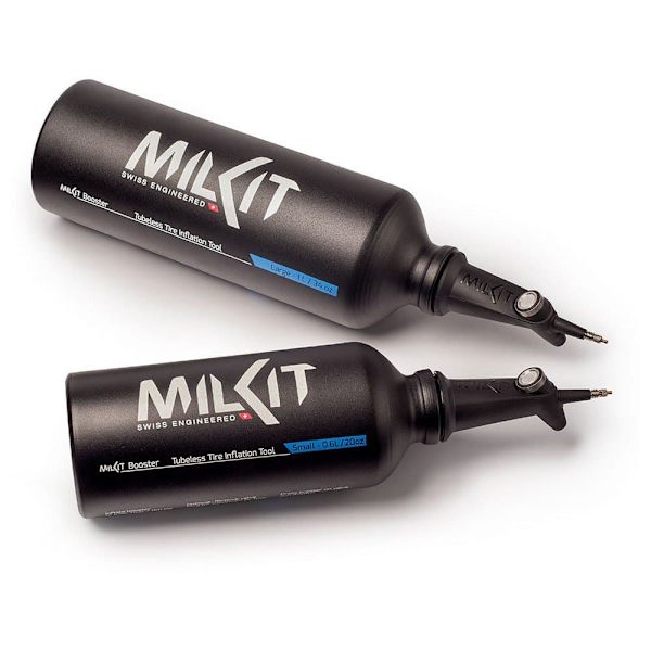 Milkit Tubeless Booster Tire 0.60l Co2-patron Sort