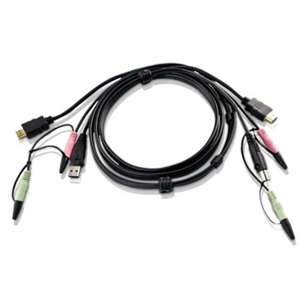 Aten Kvm Kabel 2l-7d02uh 1.8 M Søvfarvet