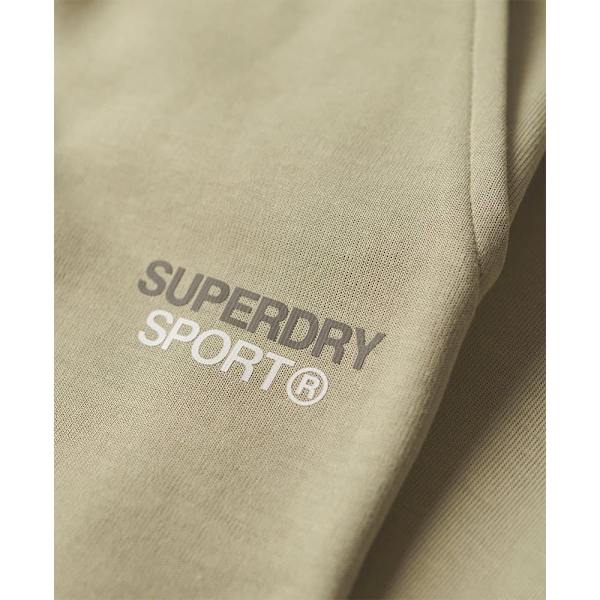 Superdry Sport Tech Logo Tapered Joggers Beige L Man