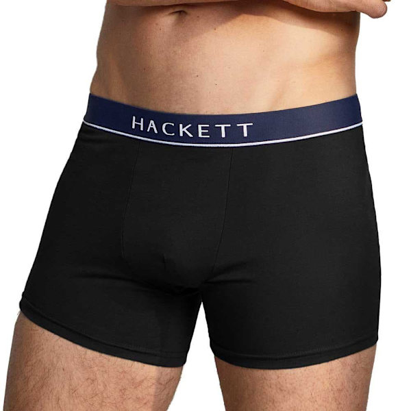 Hackett Core Boxerit 3 Yksiköt Musta 2XL Mies