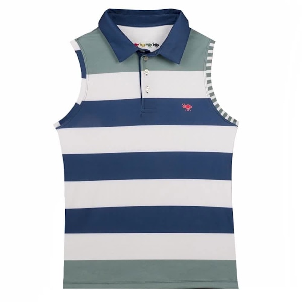 Oxy Golf ärmlös Piké Stri Nagre  L