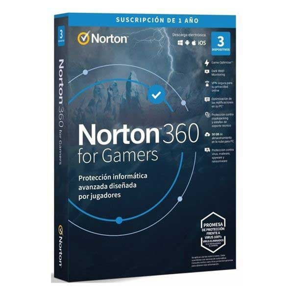 Norton Enheter 360 Gamers 50gb 3 1 År Antivirus Pt Durchsichtig