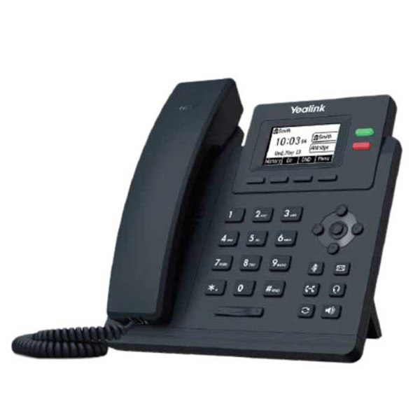 Yealink T31 Sip Psu Telefon Sort