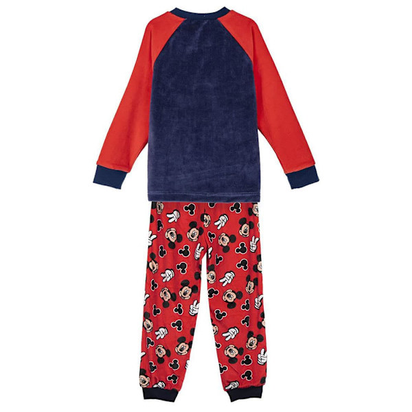 Cerda Group Fleece Applications Mickey Pyjamas Med Långa ärmar Röd 3 Years