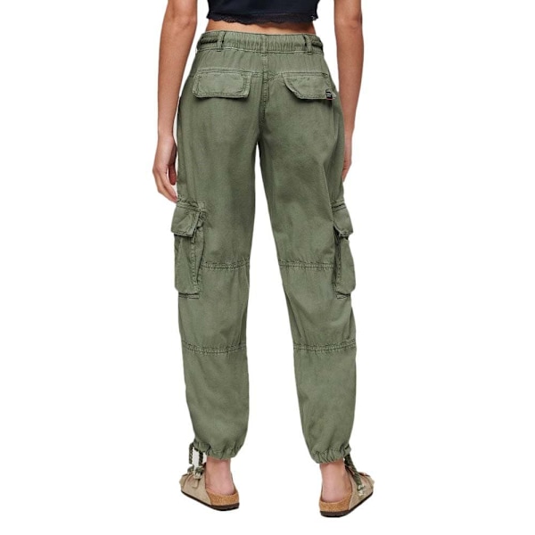 Superdry Lightweight Beach Cargobyxor Grönt 30 Kvinna