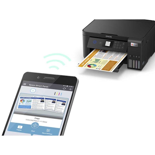 Epson Monitoimitulostin Ecotank Et-2850 Musta One Size / EU Plug