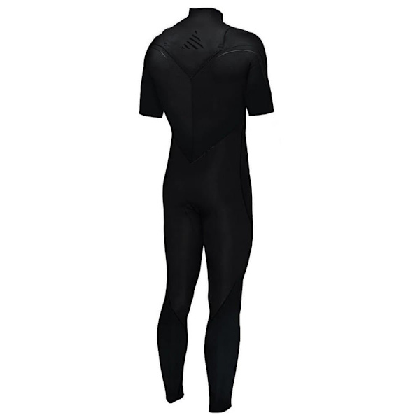 Zion Lyhythihainen Rintavetoketjullinen Neopreenipuku Vault Steamer 2/2 Mm Musta MS