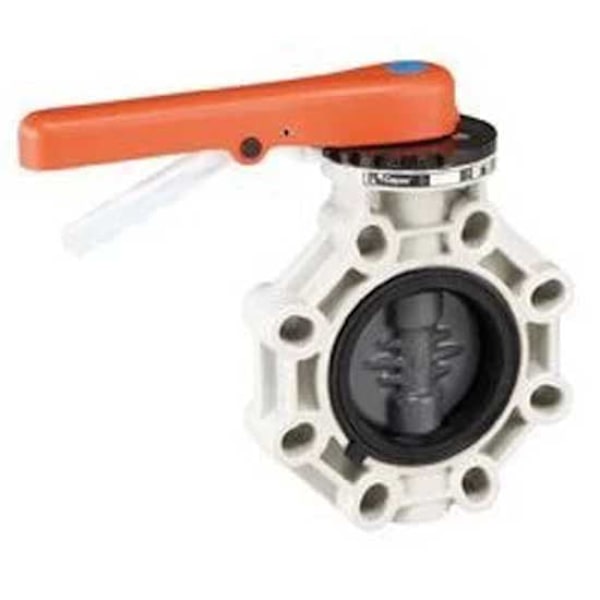 Cepex 32629 Pvc-u Ø90 Sommerfugleventiler Serie Fpm O-ringe Rustfrit Stål Aksel