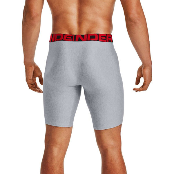 Under Armour Uppsättning Av 2 Boxers Tech Boxerjock Grå S Man