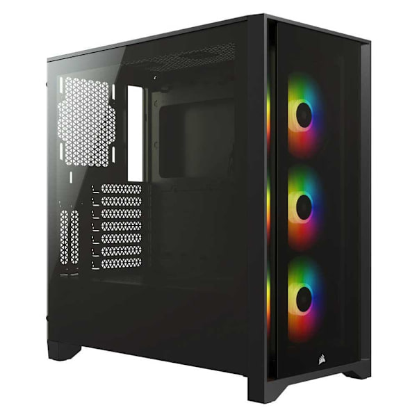 Corsair Tower Case Icue 4000x Tempered Glass Musta