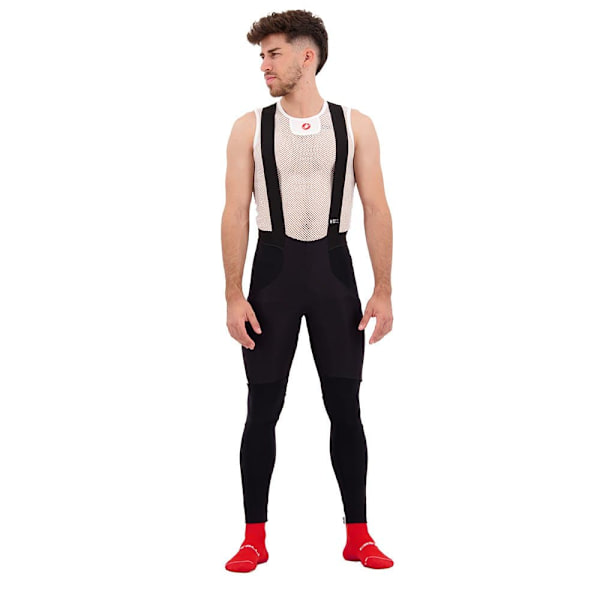 Castelli Trägerhose Strumpfhose Sorpasso Ros Sort XL Mand