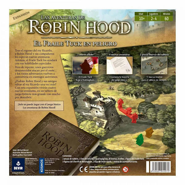 Devir Iberia The Adventures Of Robin Hood Brädspel Friar Tuck In Peril