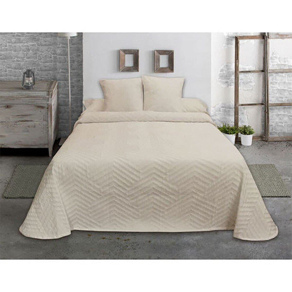 Hosteline Jacquard-herringbone-tæppe C-1 250x270 Cm