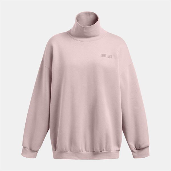 Under Armour Icon Fleece Oversized Mock Crew Tröja  S Kvinna